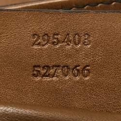 Pre Owned Gucci Brown Leather Large Emily Chain Shoulder Bag