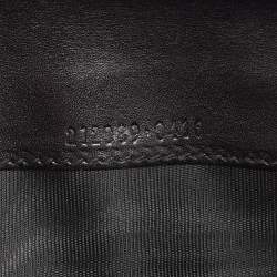 Gucci Black GG Guccissima Leather Flap Continental Wallet
