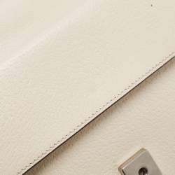 Pre Owned Gucci Off White Leather Mini Dionysus Shoulder Bag