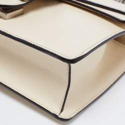 Pre Owned Gucci Off White Leather Mini Dionysus Shoulder Bag