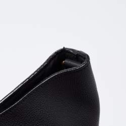 Pre Owned Gucci Black Leather Small Jackie Bucket Bag 