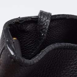 Pre Owned Gucci Black Leather Small Jackie Bucket Bag 