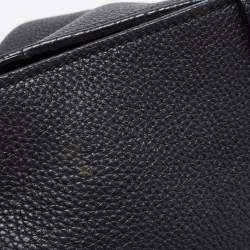 Pre Owned Gucci Black Leather Small Jackie Bucket Bag 