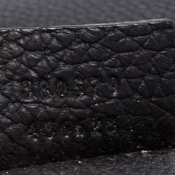 Pre Owned Gucci Black Leather Small Jackie Bucket Bag 