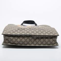Gucci Beige GG Supreme Canvas L'Aveugle Par Amour Tote