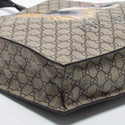 Gucci Beige GG Supreme Canvas L'Aveugle Par Amour Tote