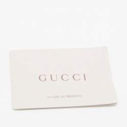 مملوكة مسبقًا Gucci Burgundy Pebbled Leather 1973 Satchel