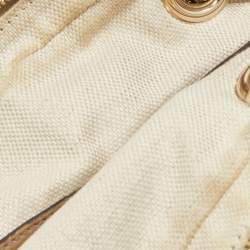 Pre Owned Gucci Beige Leather Large Soho Chain Shoulder Bag