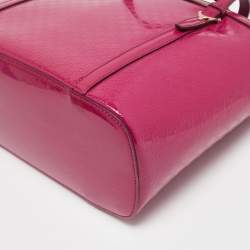 Pre Owned Gucci Pink Microguccissima Leather Nice Tote
