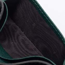 Gucci Dark Green Leather Zumi Card Holder