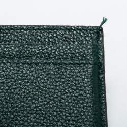 Gucci Dark Green Leather Zumi Card Holder