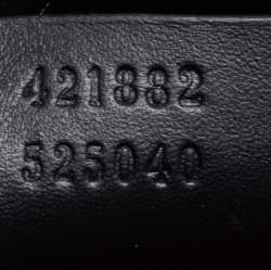 Pre Owned Gucci Black Leather Sylvie Shoulder Bag