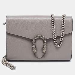 Dionysus Mini Shoulder Bag in Grey Gucci