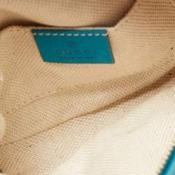 Pre Owned حقيبة كروس غوتشي سوهو ديسكو جلد زرقاء  بسلسلة