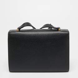 مملوكة مسبقًا Gucci Black Grained Leather Small Zumi Crossbody bag