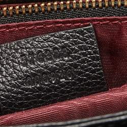 مملوكة مسبقًا Gucci Black Grained Leather Small Zumi Crossbody bag