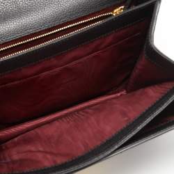 مملوكة مسبقًا Gucci Black Grained Leather Small Zumi Crossbody bag