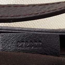 مملوكة مسبقًا Gucci  Off White/Brown Canvas and Guccissima Leather Tote