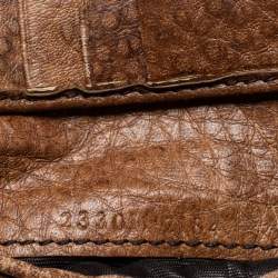 Gucci Brown/Beige GG Canvas and Leather Flap French Wallet