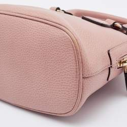 Gucci Light Pink Leather Dollar Small GG Charm Dome Bag
