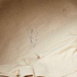 مملوكة مسبقًا Gucci Metallic Olive Green Leather Medium Ride Tote