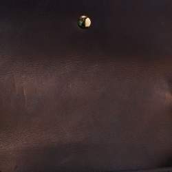 Pre Owned Gucci Black Leather Mini Web Chain Sylvie Top Handle Bag