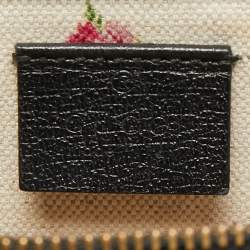 Pre Owned Gucci Black Leather Small Dionysus Web Shoulder Bag