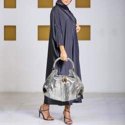 مملوكة مسبقًا حقيبة هوبو غوتشي بابوسكا إندي جلد سوداء كبيرة