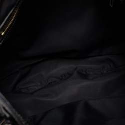 Pre Owned Gucci Black Patent Leather Medium Dialux Britt Tote