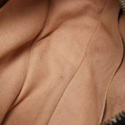 Pre Owned Gucci Black Matelassé Leather GG Marmont Animal Stud Belt Bag