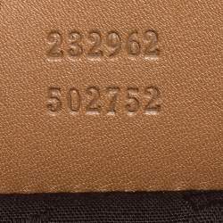 Gucci brown Guccissima Leather Medium GG Twins Hobo
