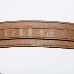 Gucci brown Guccissima Leather Medium GG Twins Hobo