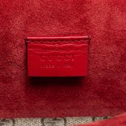 Pre Owned Gucci Beige GG Supreme Canvas and Suede Dionysus Shoulder Bag