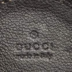 Gucci Silver Guccissima Leather Heart Shape Coin Purse