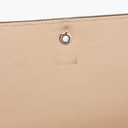 Pre Owned Gucci Beige Python Crystal Embellished Interlocking G Broadway Clutch