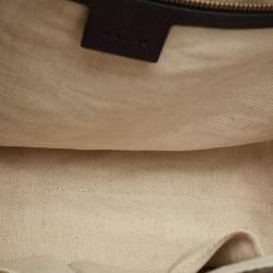 Pre Owned Gucci Metallic Purple Guccissima Patent Leather Large Emily Chain Shoulder Bag