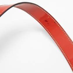 مملوكة مسبقًا Gucci Black/Red Suede and Patent Leather Medium Babouska Indy Hobo