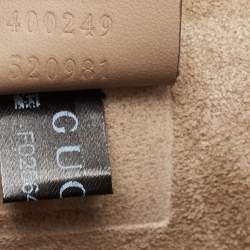 Pre Owned Gucci Beige GG Supreme Canvas and Suede Small Dionysus Shoulder Bag
