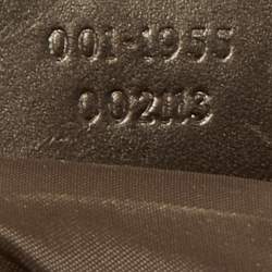 Pre Owned Gucci Dark Brown Nylon and Leather Hobo