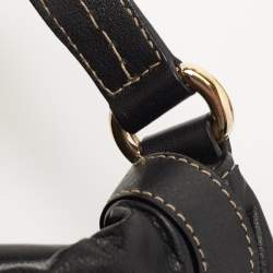 Pre Owned Gucci Black Leather Small Duchessa Shoulder Bag