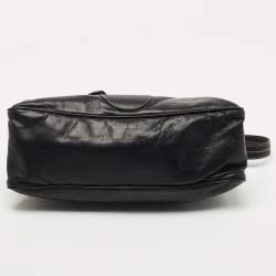 Pre Owned Gucci Black Leather Small Duchessa Shoulder Bag