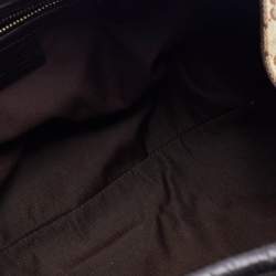 Pre Owned Gucci Beige/Brown GG Canvas and Leather Junco Shoulder Bag