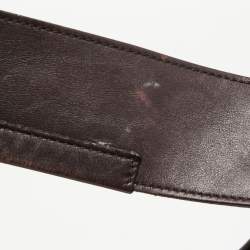 Pre Owned Gucci Brown GG Canvas and Leather Hobo