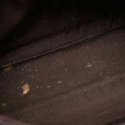 Pre Owned Gucci Brown GG Canvas and Leather Hobo