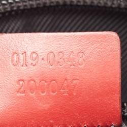 Gucci Beige/Red GG Canvas and Leather Messenger Bag