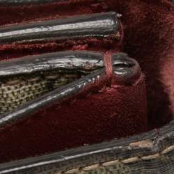 Pre Owned Gucci Beige/Maroon GG Supreme Blooms Print Canvas and Suede Medium Dionysus Shoulder Bag