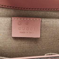 Gucci Pink Microguccissima Leather Medium Emily Shoulder Bag