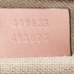Gucci Pink Microguccissima Leather Medium Emily Shoulder Bag