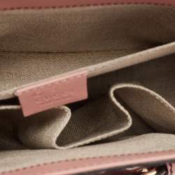 Gucci Pink Microguccissima Leather Medium Emily Shoulder Bag