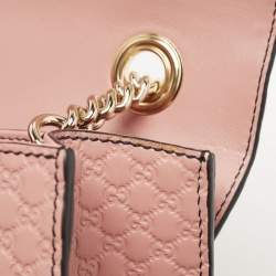Gucci Pink Microguccissima Leather Medium Emily Shoulder Bag